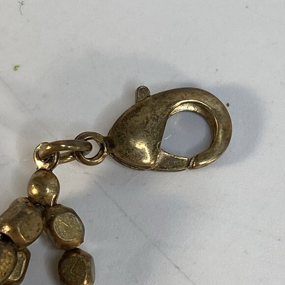 Vintage 3 Layer Necklace Lucite Chunky Leopard Beads Boho Lrg Lobster Clasp 70s - Picture 4 of 9